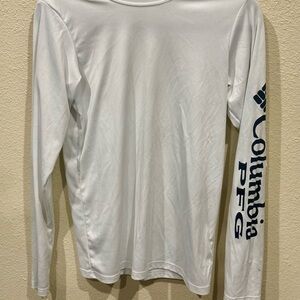 Columbia Classic White Fishing Tee YXL
